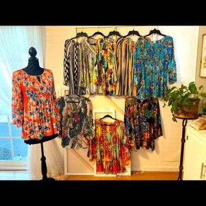 Beautiful figure flattering flowing blouse